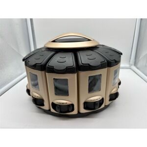 KitchenArt Select-A-Spice Auto-Measure Rotating Spice Carousel Organizer